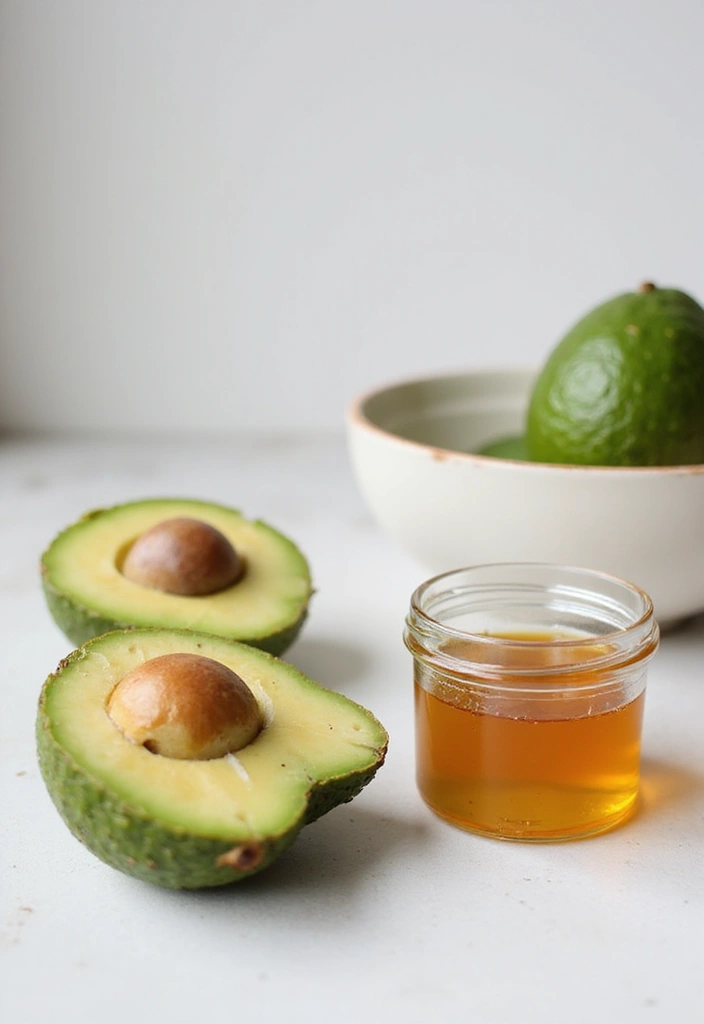 10 Hydrating Face Masks You Can Make at Home (You'll Love #3!) - 1. Avocado & Honey Hydration Mask