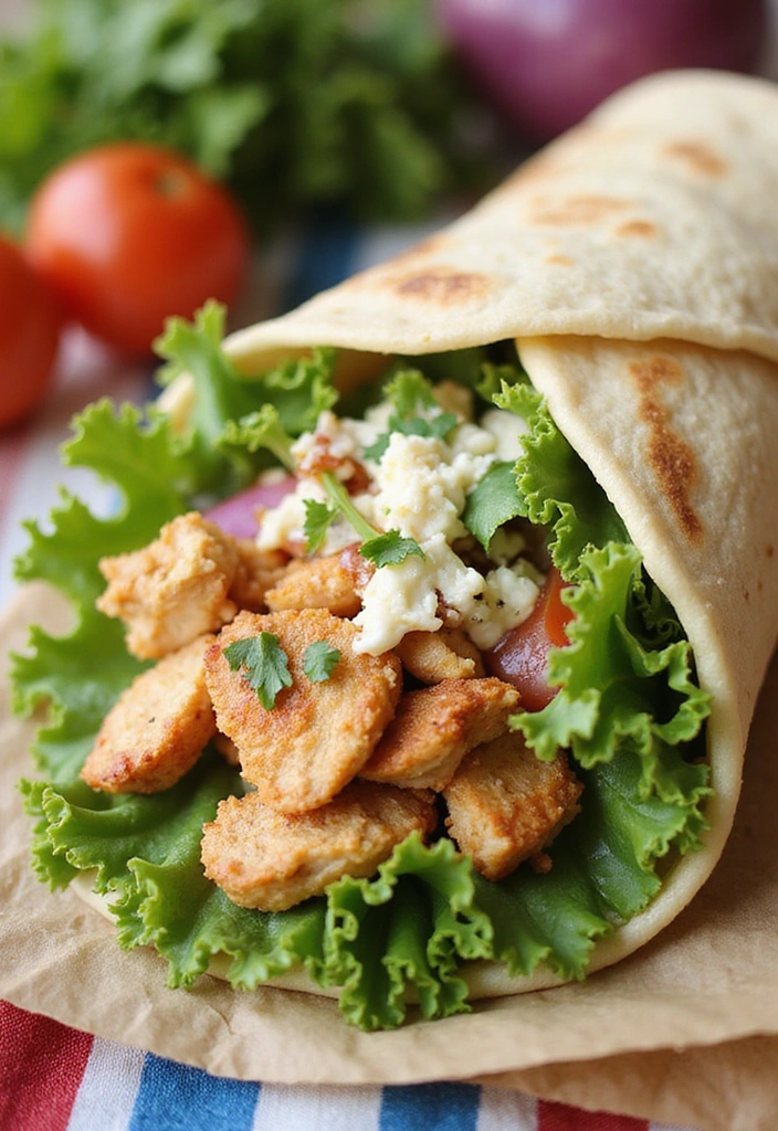 15 Insanely Easy Summer Meals That'll Keep You Cool and Refreshed! - 13. Simple Chicken Caesar Wraps