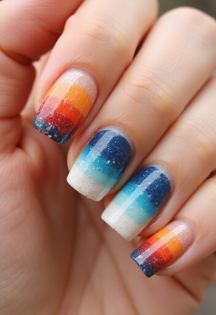 19 Hottest Nail Trends for Summer 2025 (You’ll Want to Try Them All!) - 18. Seasonal Color Combinations