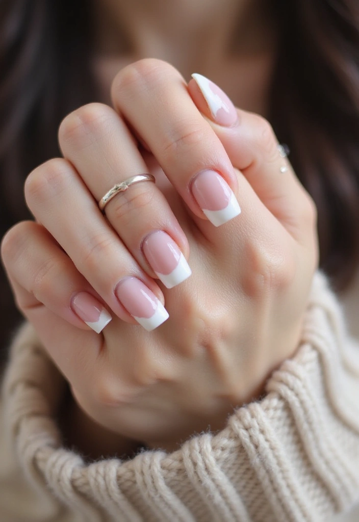 22 Luxury French Nail Ideas That Will Make You Feel Like Royalty! (Perfect for Events!) - 1. Classic Elegance with a Twist