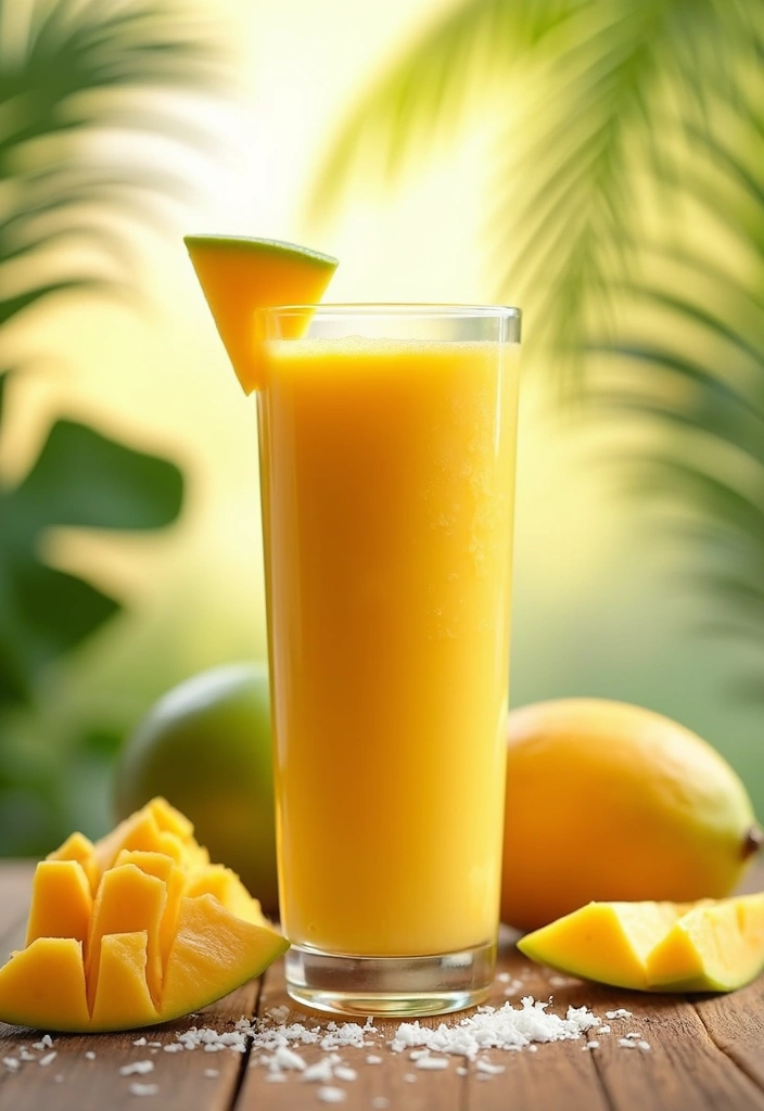 9 Refreshing Summer Smoothies That Will Keep You Cool All Day Long (You Can't Miss #1!) - 1. Tropical Paradise Smoothie