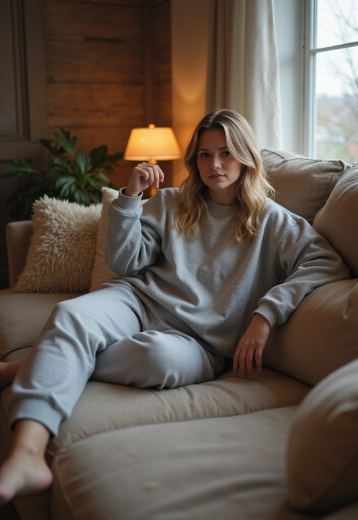 15 Athleisure Outfits That Perfectly Blend Comfort and Style (You’ll Want to Copy #3!) - 2. Oversized Sweatshirts and Joggers
