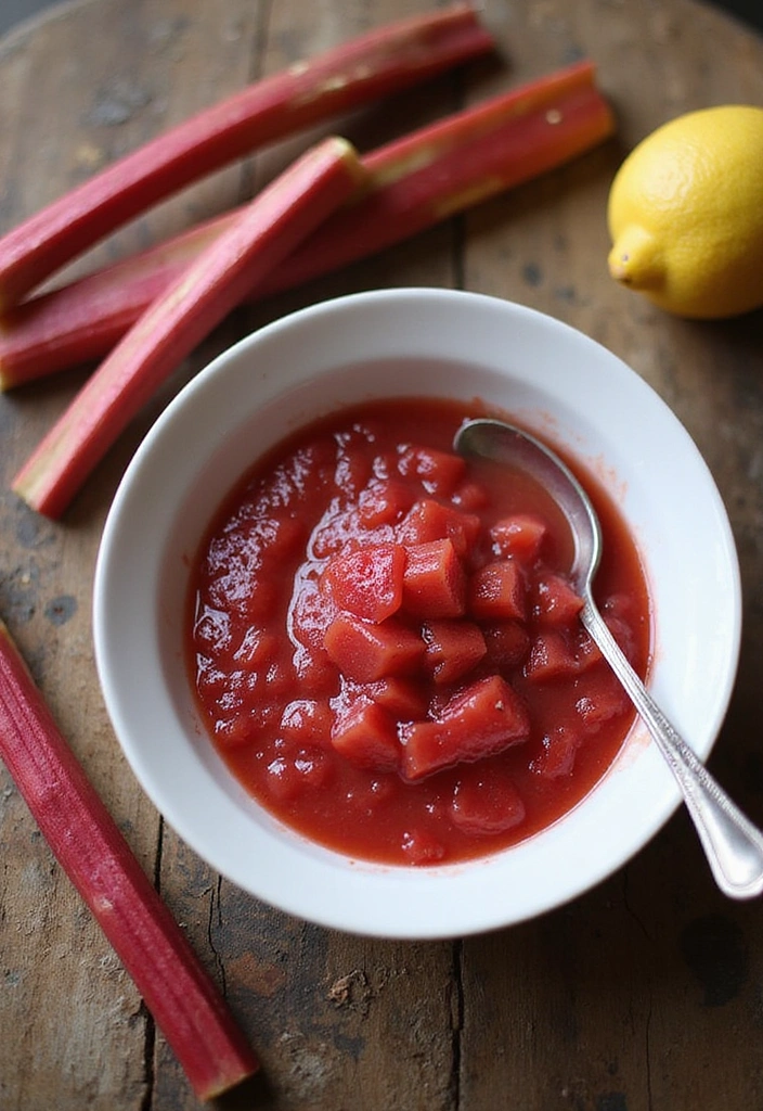 8 Tangy Rhubarb Sauce Recipes That’ll Elevate Any Dish (You Need #5!) - 1. Classic Rhubarb Sauce
