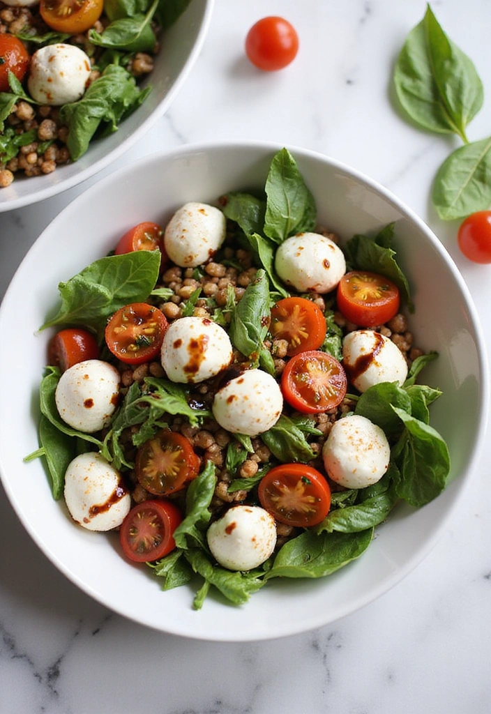 13 Colorful Summer Grain Bowls You Can Customize for Every Craving! - 6. Classic Caprese Bowl