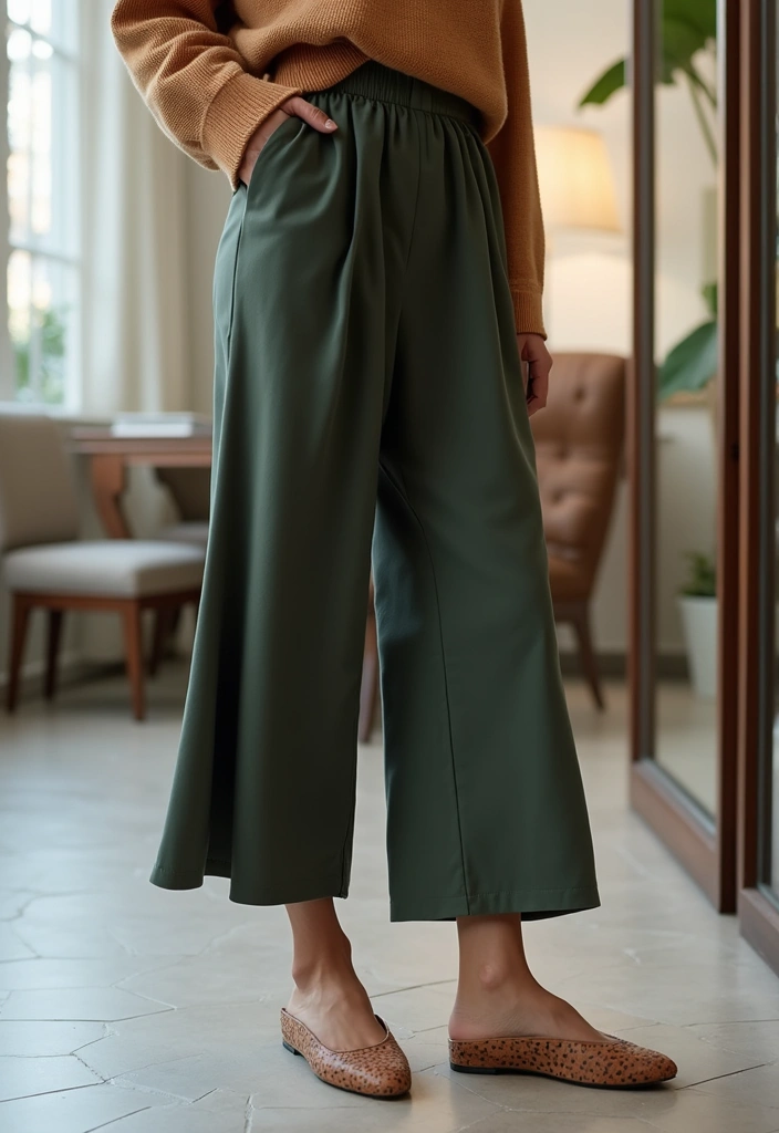17 Professional Outfits That’ll Turn Heads in the Office (You Won't Believe #8!) - 8. The Unexpected Culottes