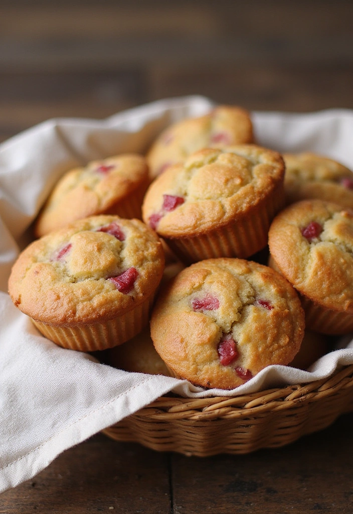 14 Delicious Vegan Rhubarb Recipes That'll Surprise Even the Meat Lovers! - 11. Rhubarb Muffins