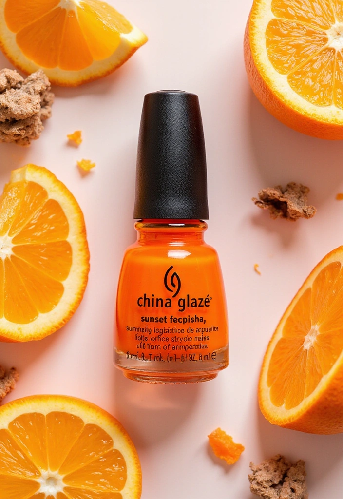 13 Best Summer Nail Polishes for 2025 That Will Change Your Manicure Game! - 8. Sunset Orange by China Glaze