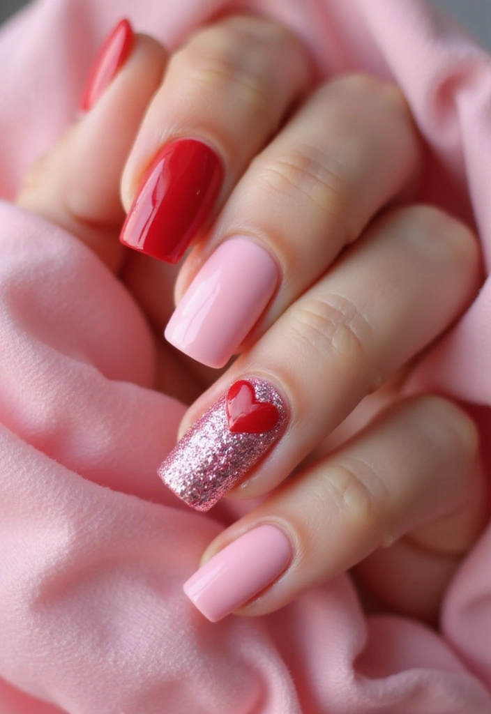12 Festive French Tip Nails for Every Occasion (You Won't Believe #5!) - 7. Elegant Valentine's Love