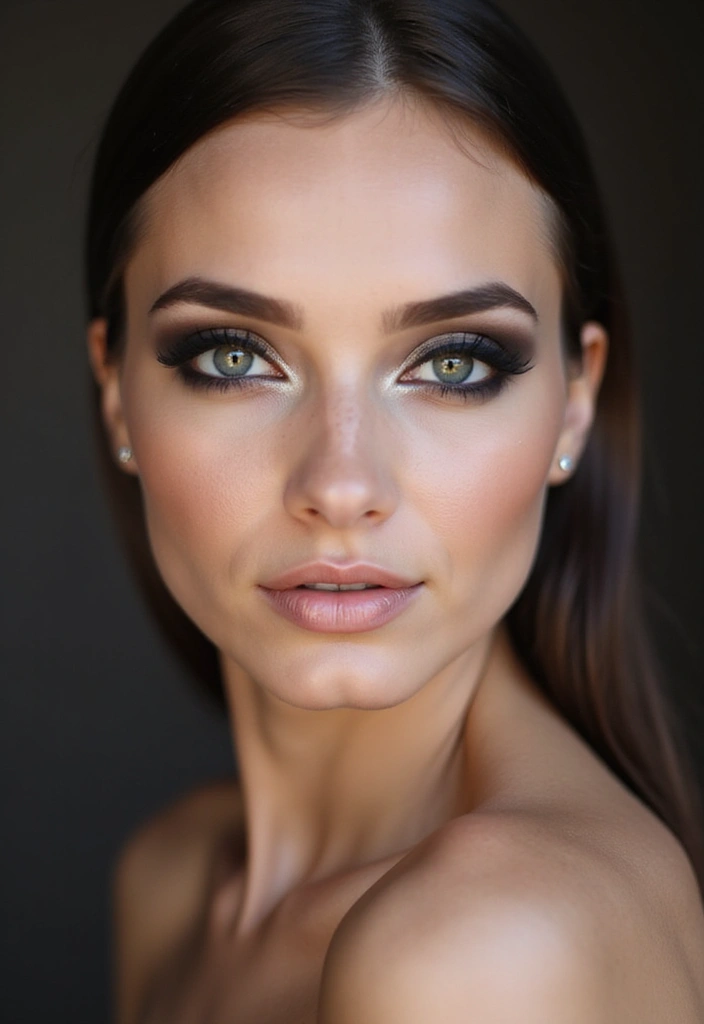 15 Eyeliner and Eyeshadow Techniques That Will Give You Smoky Eyes Like a Pro! - 12. Smoky Eye with a Pop of White