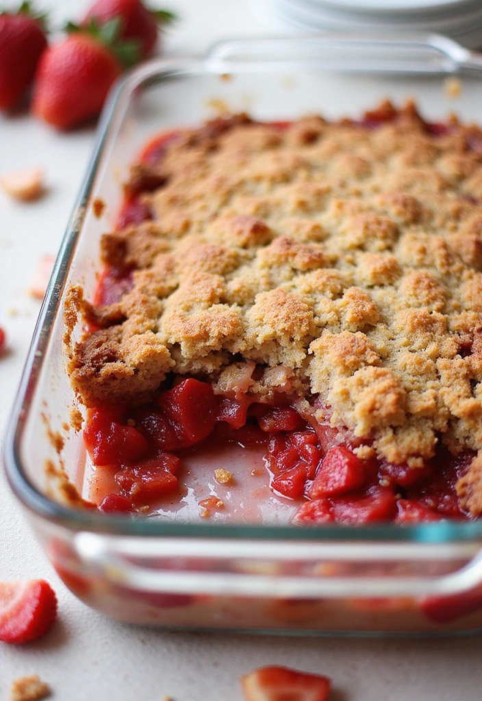 11 Scrumptious Rhubarb Crumble Recipes That Are Too Good to Share! - 2. Rhubarb and Strawberry Crumble