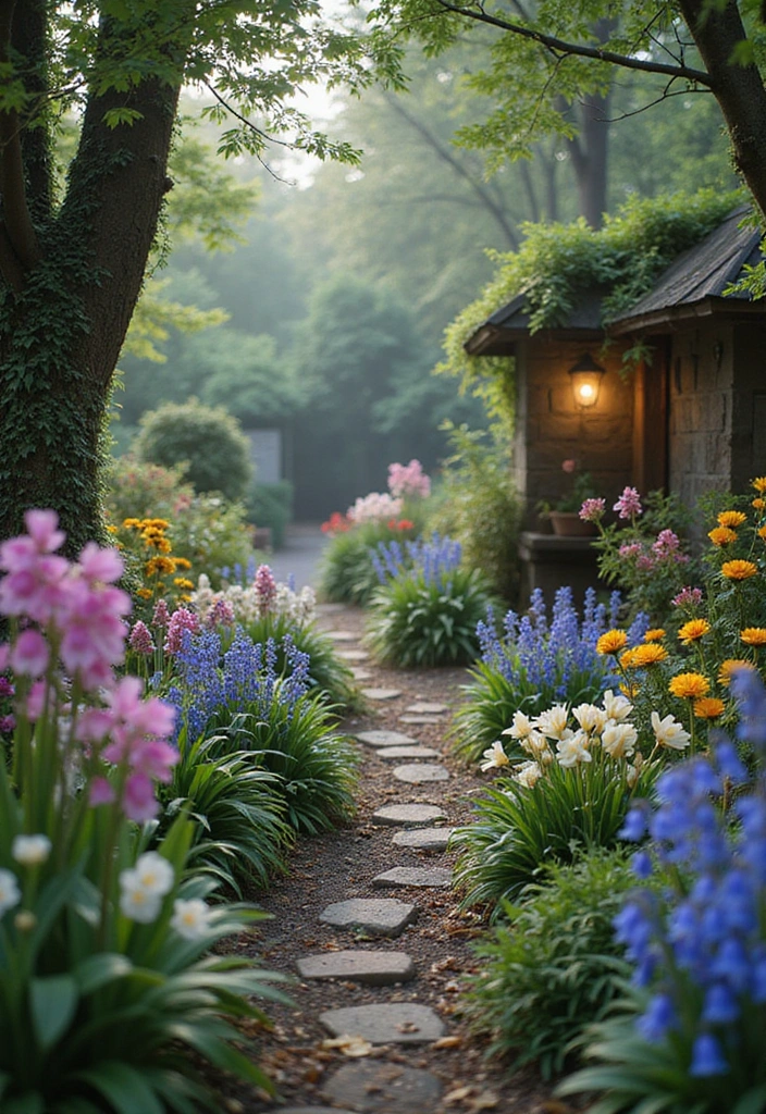10 Colorful Flower Garden Ideas That Will Transform Your Yard Into Paradise! - 10. Fairy Tale Garden