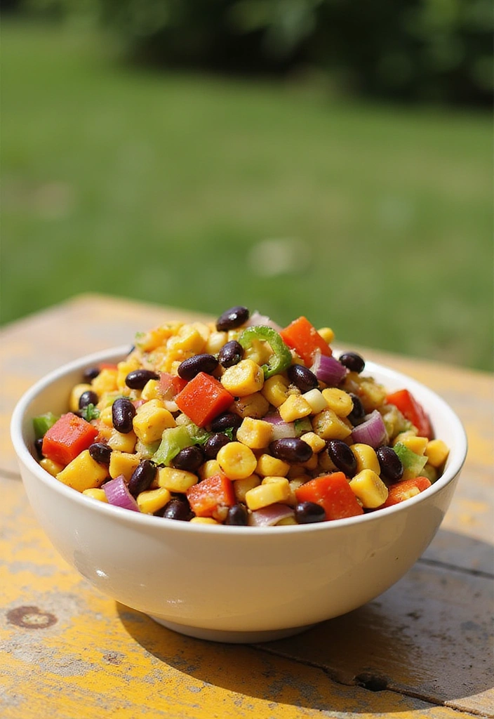 11 Vegetarian Summer Meals That Are Bursting with Flavor (Wait Until You Try #3!) - 7. Corn and Black Bean Salad