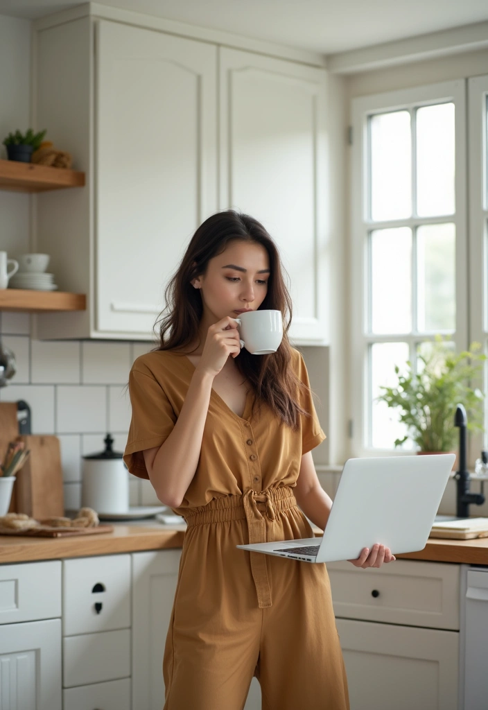20 Comfy Work-from-Home Outfits That’ll Keep You Productive and Stylish! - 2. Stylish Jumpsuit