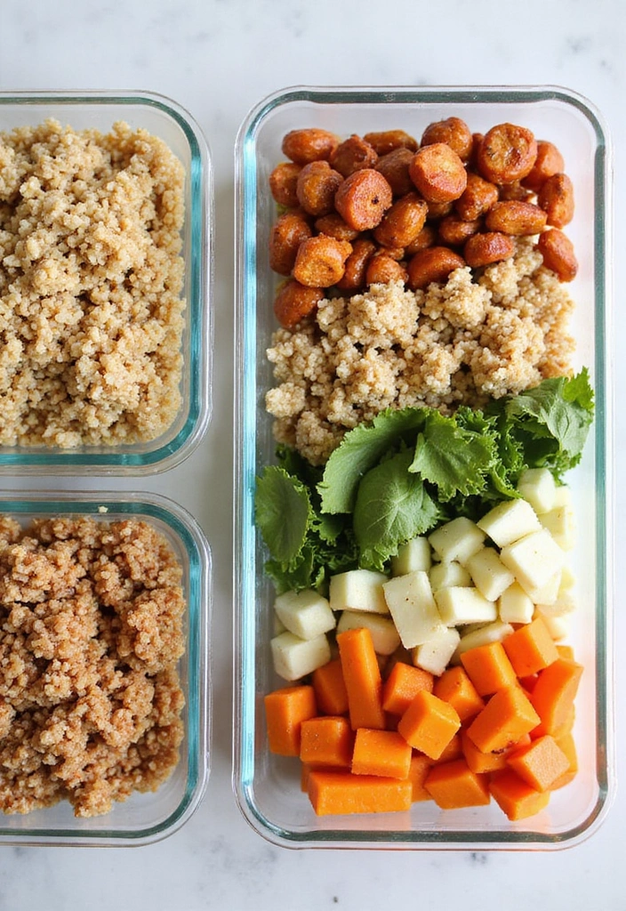 17 Kitchen Hacks That Will Change the Way You Cook Forever (Hack #10 Is Genius!) - 13. The 3-Container Method for Meal Prep