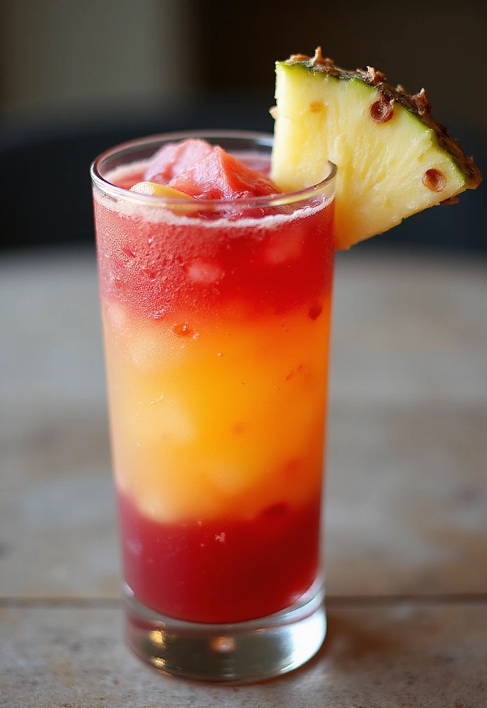 15 Creative Cocktail Recipes That Will Wow Your Guests (And They're So Easy!) - 1. Tropical Sunset