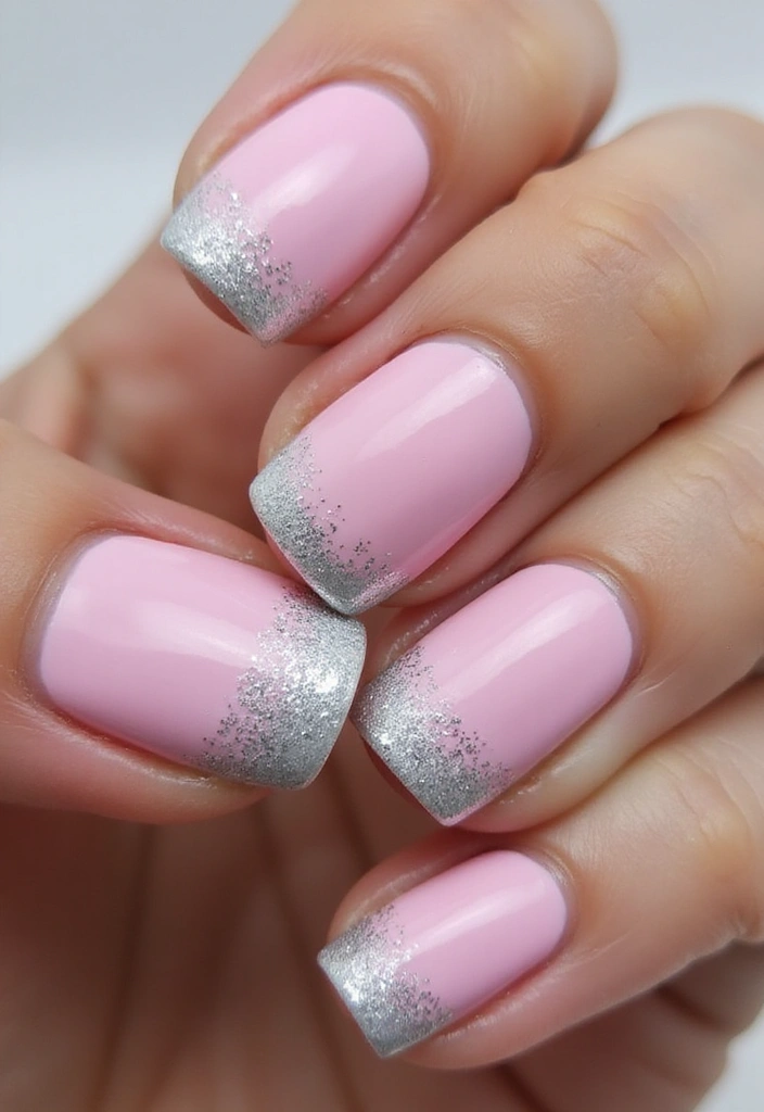 20 Trendy Nail Designs You Can DIY at Home (Wait Until You See #14!) - 19. Gradient Glitter Tips