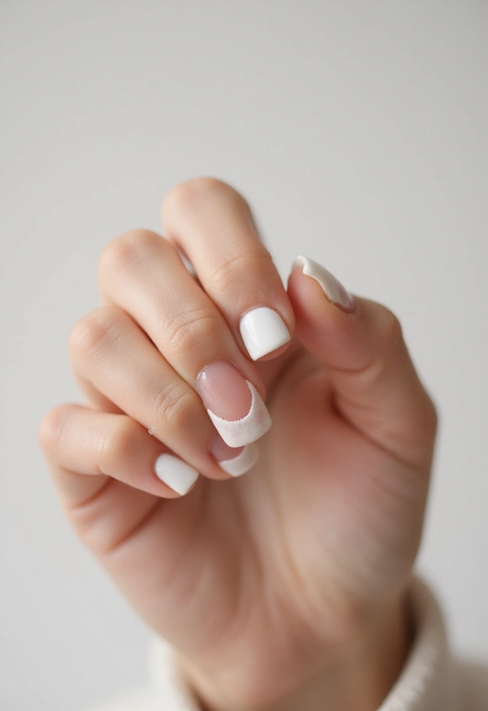 25 DIY French Nail Designs That Are Shockingly Simple (and Gorgeous!) - 1. Classic White Tip