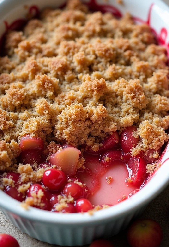 15 Decadent Rhubarb Crumble Recipes You’ll Want to Make Again and Again! - 13. Rhubarb and Pear Crumble