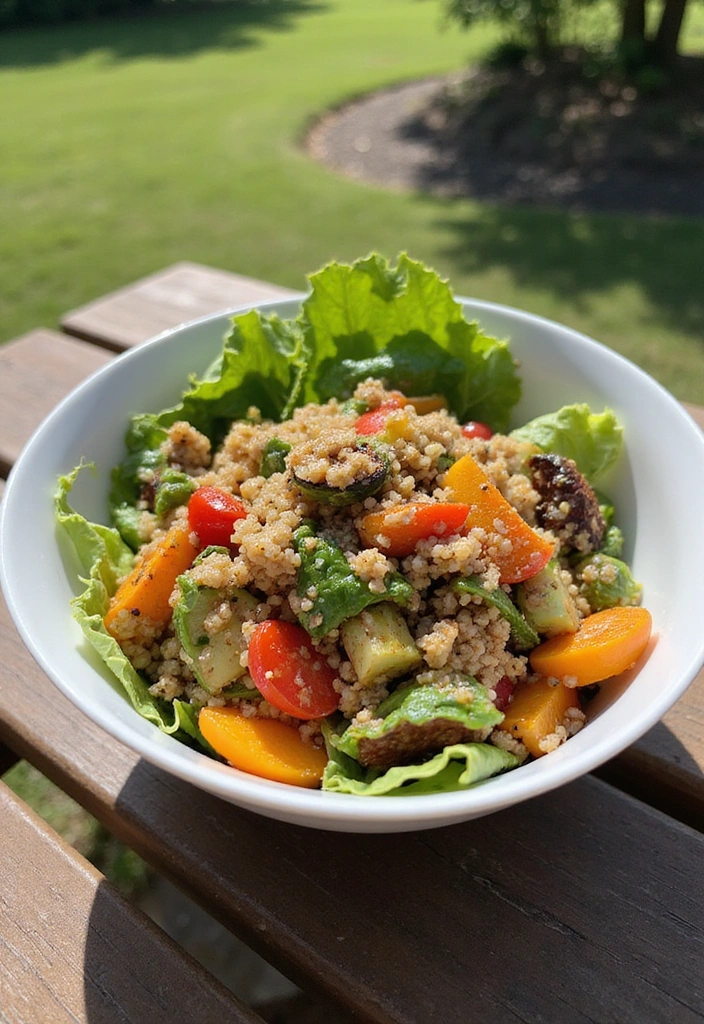 9 Light Summer Salad Recipes You Can Whip Up in Minutes! - 5. Quinoa and Roasted Vegetable Salad