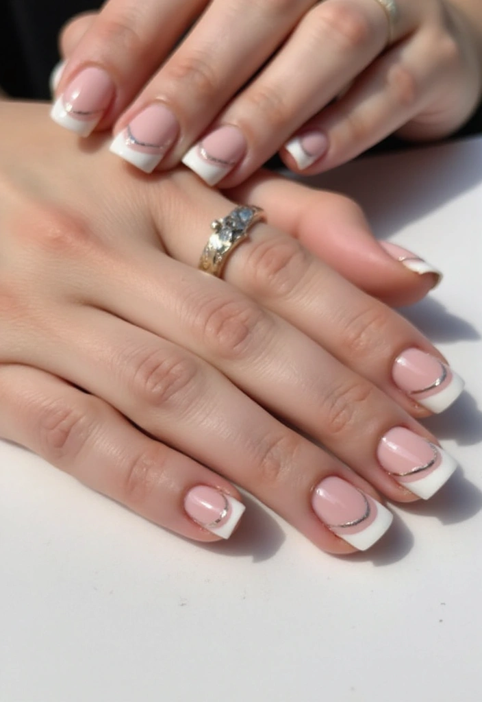 25 Gorgeous Seasonal French Nail Designs That Will Wow at Every Occasion! - 24. Classy Minimalism
