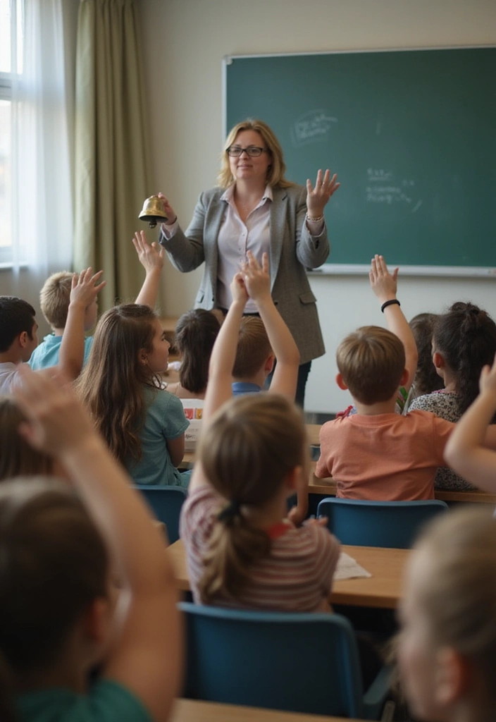 18 Classroom Management Strategies That'll Transform Your Teaching (Say Goodbye to Distractions!) - 9. Use Signals to Get Attention