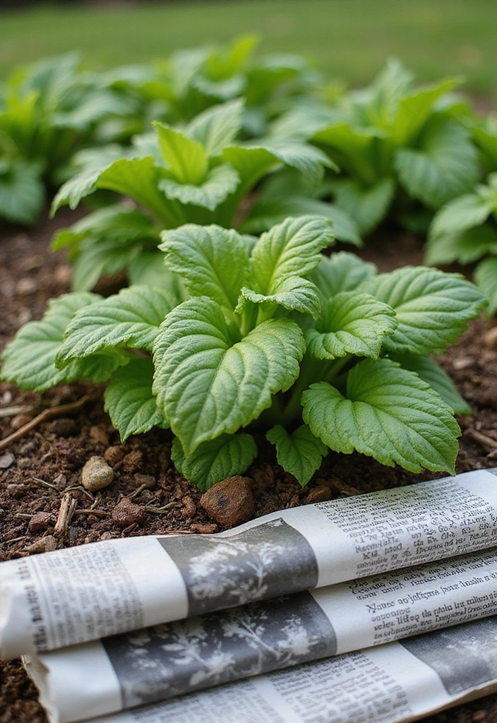 17 Genius Gardening Hacks That Will Change the Way You Grow (Tip #9 Will Blow Your Mind!) - 5. Newspaper Mulch