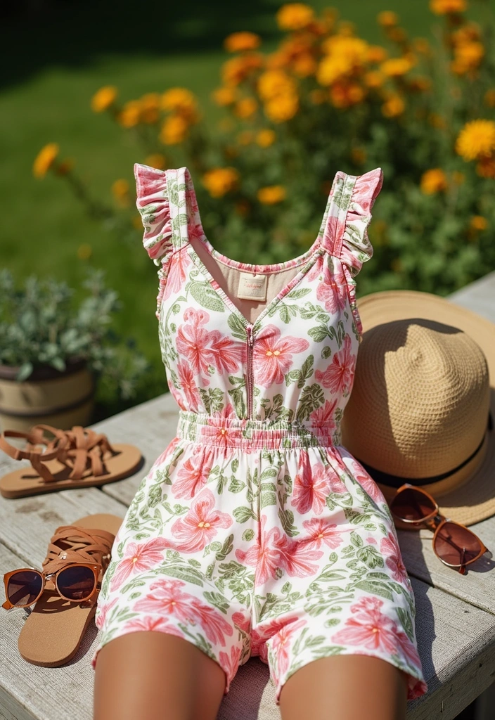 14 Weekend Outfits That'll Make You Feel Like You're on a Mini Vacation (You’ll Love #10!) - 12. Vibrant Rompers