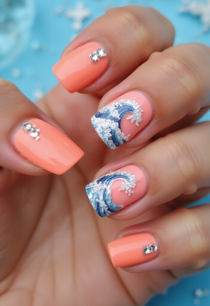 20 Eye-Catching Summer Nail Colors for 2025 That Will Turn Heads (You Won't Believe #12!) - 1. Coral Crush