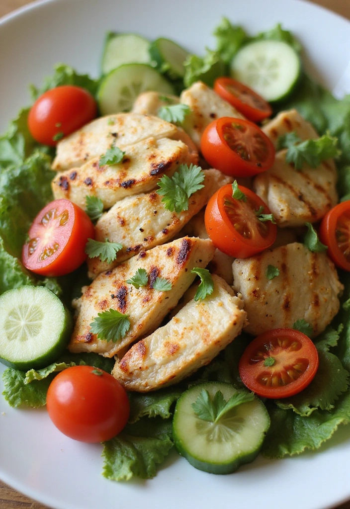 15 Healthy Meals You Can Prep in Under 30 Minutes (Your Taste Buds Will Thank You!) - 15. Grilled Chicken Salad