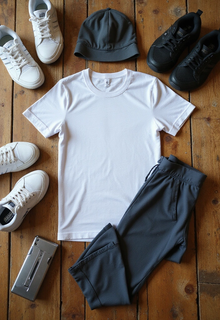 12 Comfy Outfits That Will Make You Feel Like You're Wearing Pajamas All Day! - 3. Stylish Joggers with a Fitted Tee