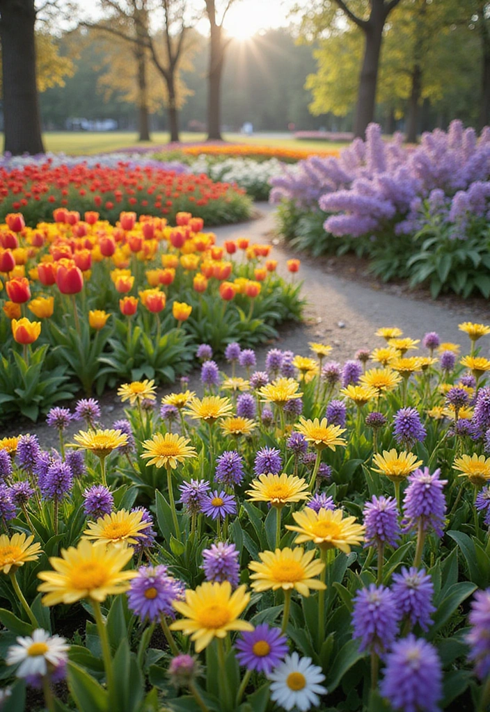 10 Colorful Flower Garden Ideas That Will Transform Your Yard Into Paradise! - 2. Seasonal Sensation