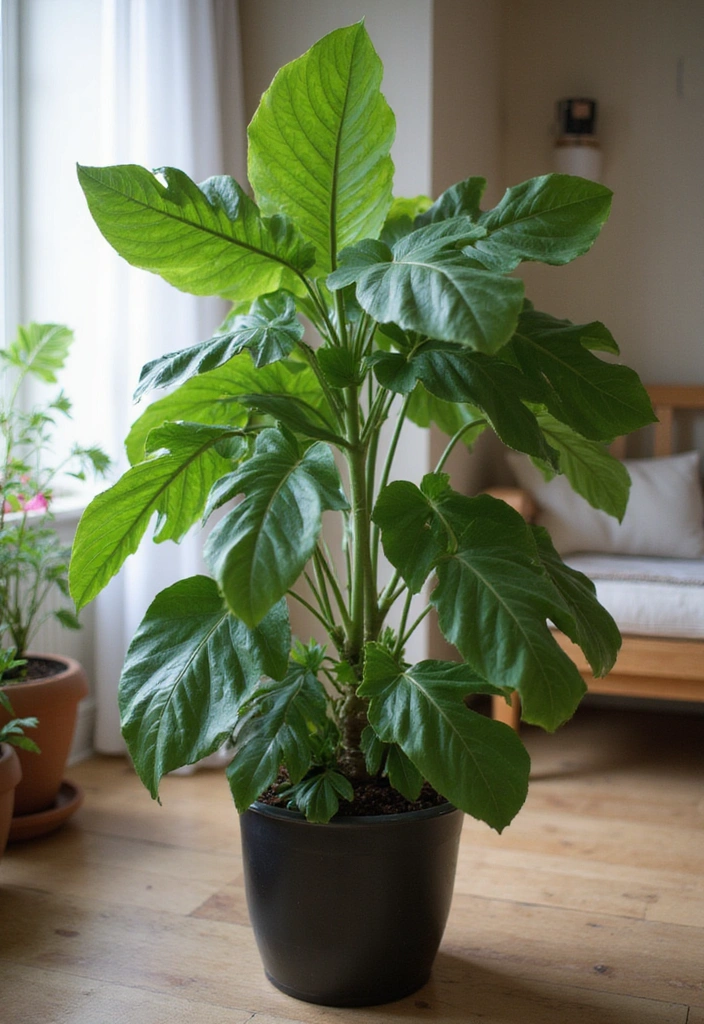 20 Indoor Plants That Will Purify Your Air (You Won't Believe #16 Is So Easy!) - 16. Castor Bean Plant