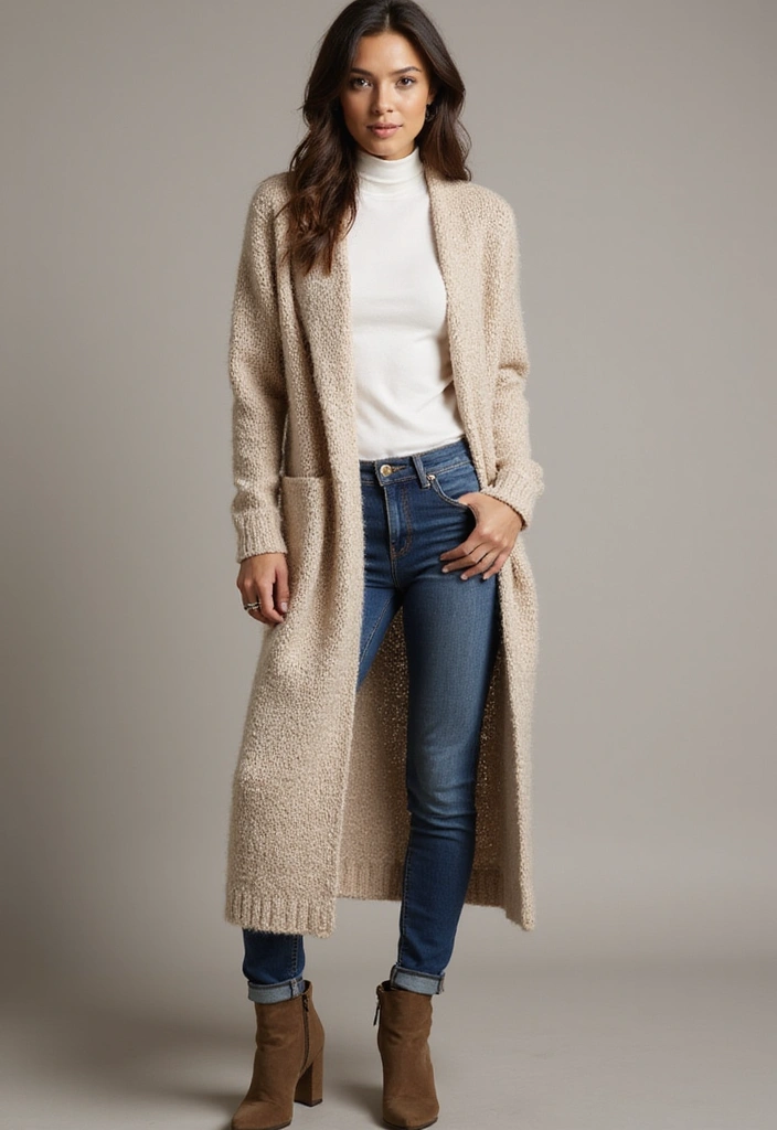 25 Layered Outfits That’ll Keep You Comfy and Chic All Season Long (You’ll Want #12!) - 1. The Cozy Cardigan Duo