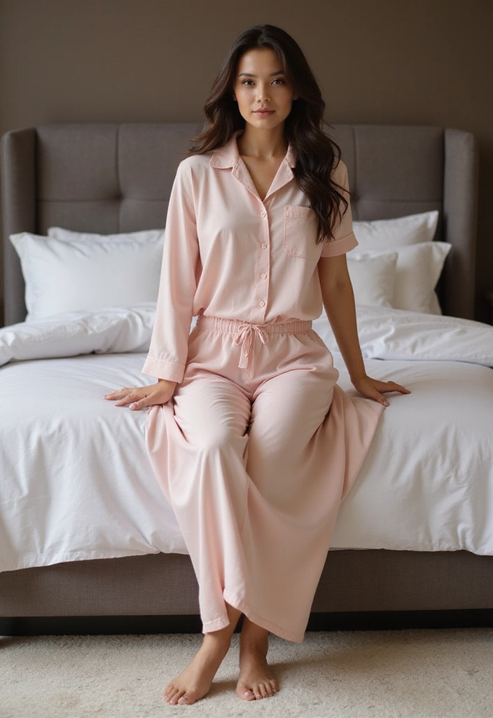11 Stylish Pajama Sets That Make Lounging Look Luxurious (Get Ready for #4!) - 8. High-Low Pajama Sets
