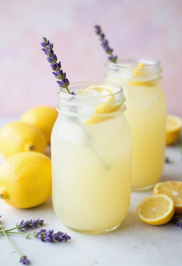15 Creative Cocktail Recipes That Will Wow Your Guests (And They're So Easy!) - 7. Lavender Lemonade Spritzer
