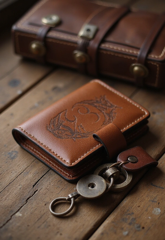 17 Stylish Father's Day Gifts He Won't Want to Take Off (Check Out #8!) - 4. Personalized Leather Wallet