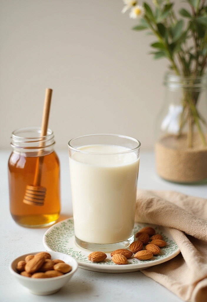 10 Hydrating Face Masks You Can Make at Home (You'll Love #3!) - 10. Almond Milk & Honey Hydrating Mask
