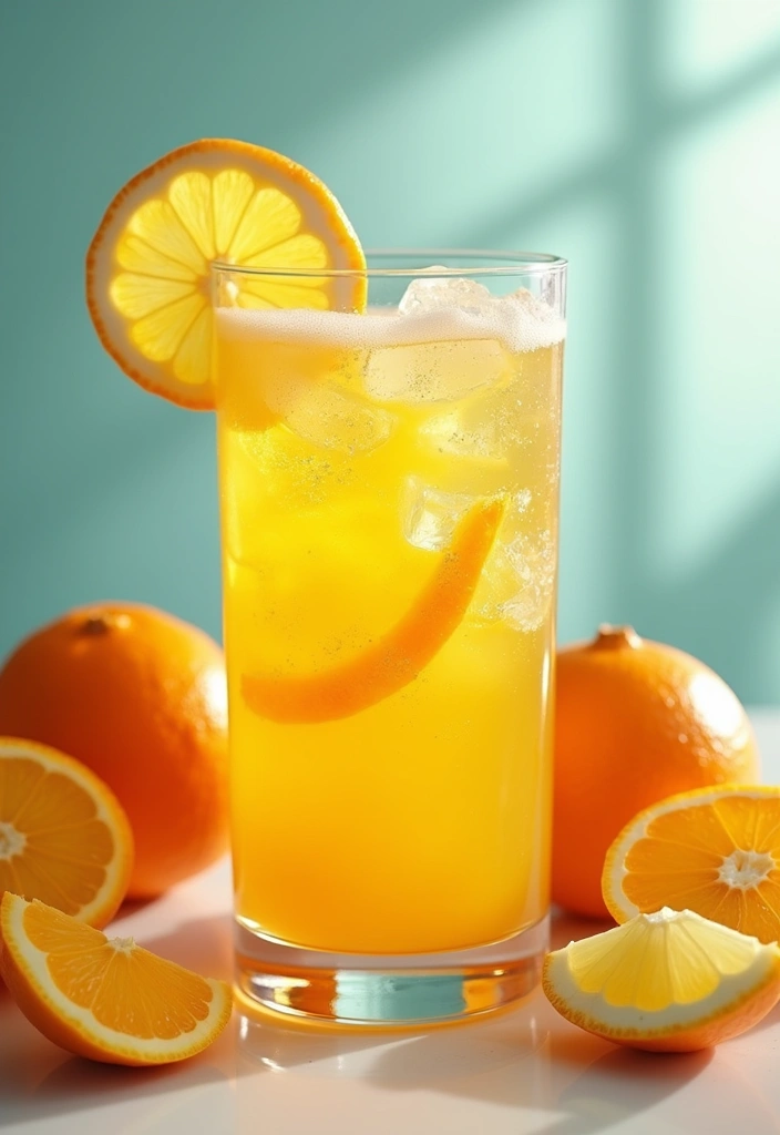 15 Creative Cocktail Recipes That Will Wow Your Guests (And They're So Easy!) - 5. Citrus Fizz