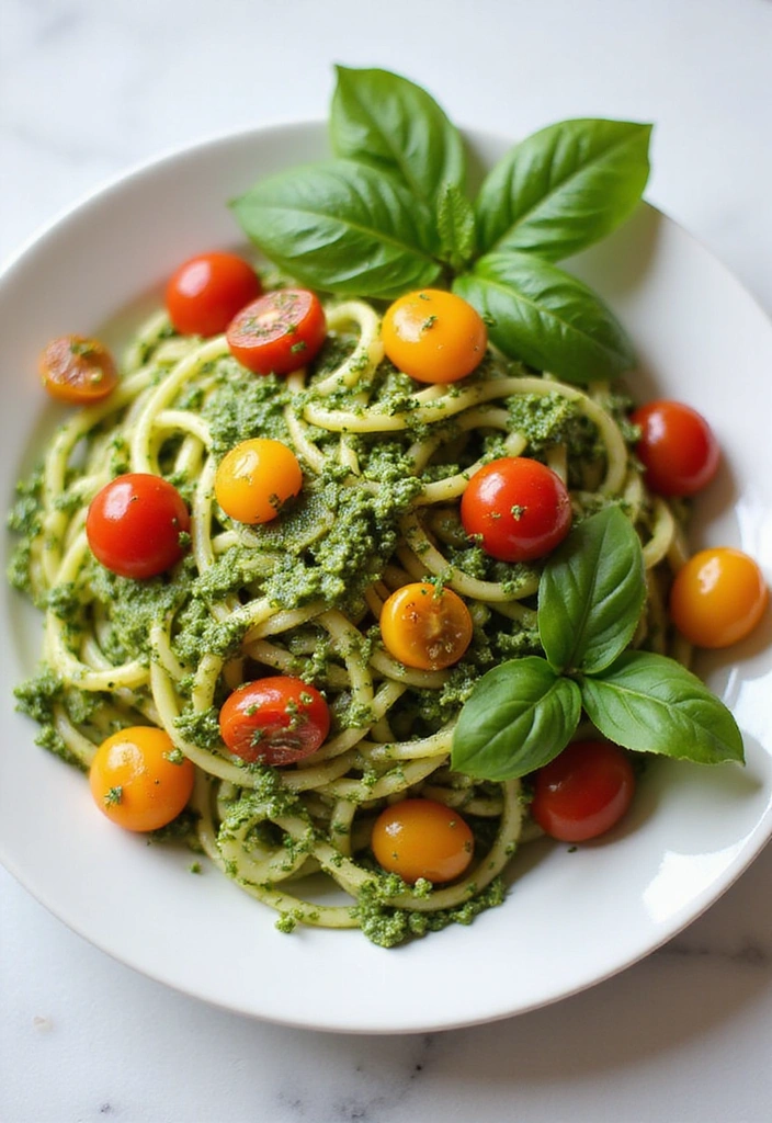 15 Healthy Meals You Can Prep in Under 30 Minutes (Your Taste Buds Will Thank You!) - 2. Zucchini Noodles with Pesto