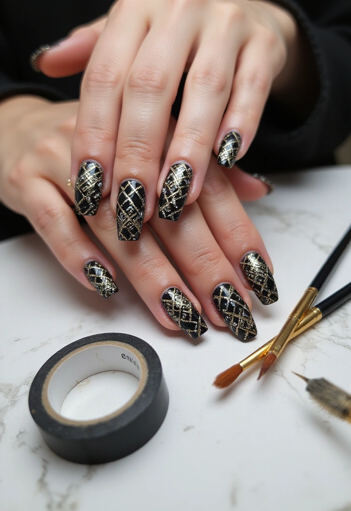 20 Trendy Nail Designs You Can DIY at Home (Wait Until You See #14!) - 2. Geometric Patterns