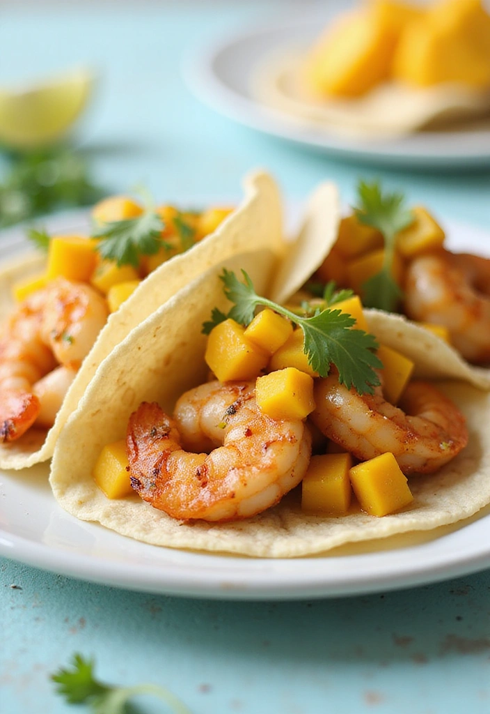 15 Insanely Easy Summer Meals That'll Keep You Cool and Refreshed! - 4. Shrimp Tacos with Mango Salsa