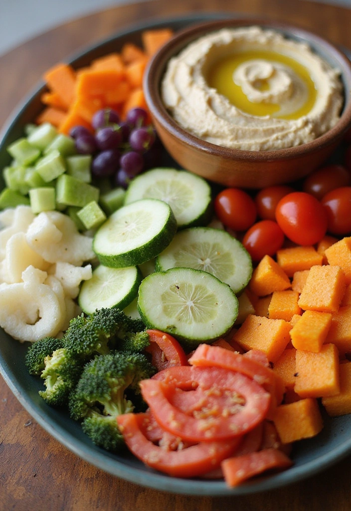 14 Guilt-Free Healthy Snacks That Are Too Good to Be True (And #6 Is a Must-Try!) - 5. Veggie Sticks with Hummus