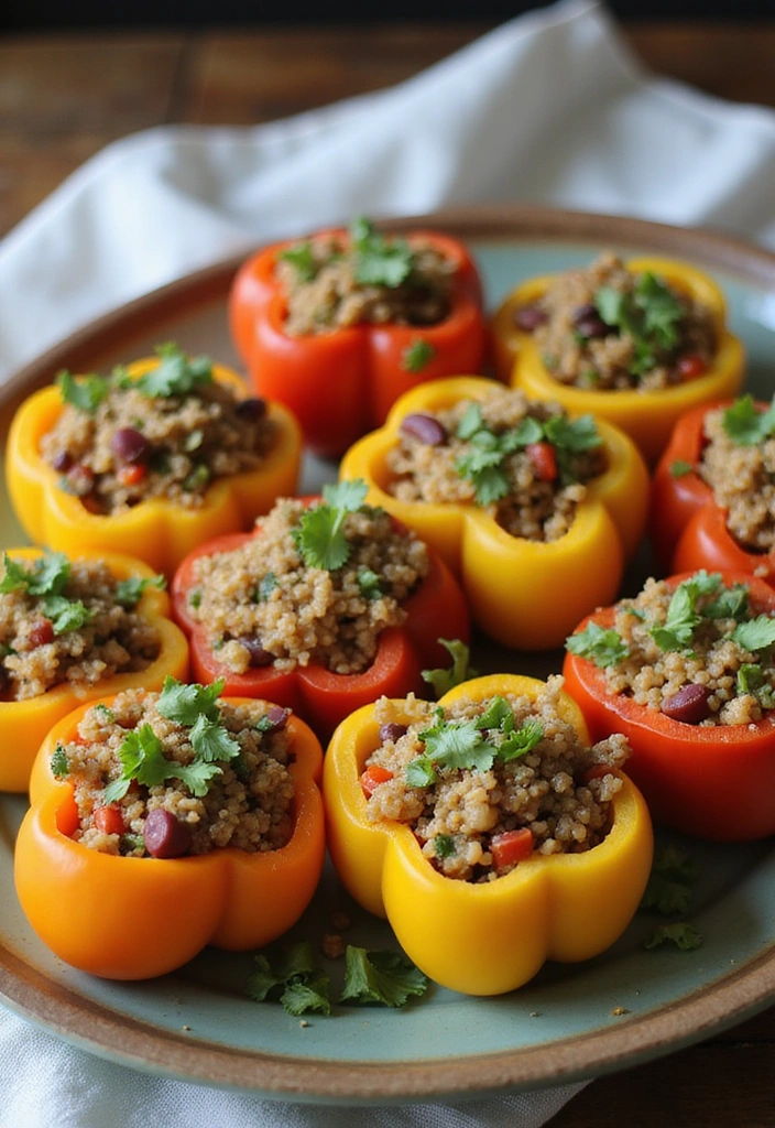 11 Vegetarian Summer Meals That Are Bursting with Flavor (Wait Until You Try #3!) - 10. Stuffed Bell Peppers