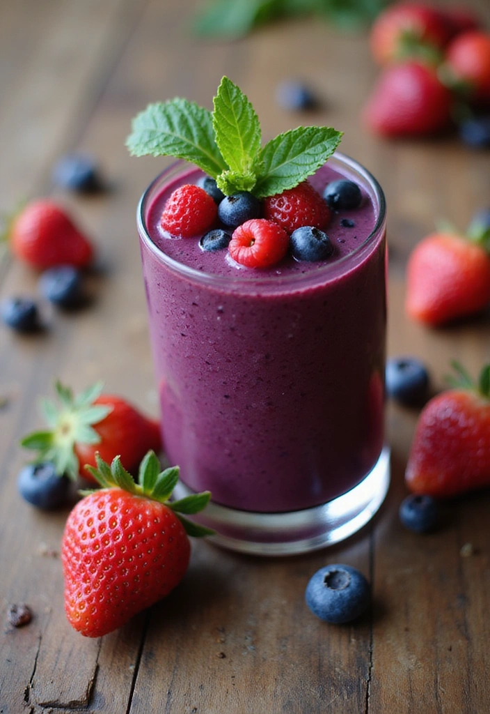 9 Refreshing Summer Smoothies That Will Keep You Cool All Day Long (You Can't Miss #1!) - 2. Berry Blast Smoothie