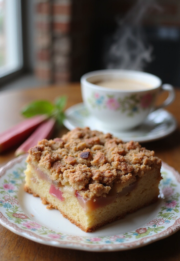 14 Moist Rhubarb Cake Recipes That Are Simply Irresistible (Wait Until You Taste #9!) - 5. Rhubarb Coffee Cake