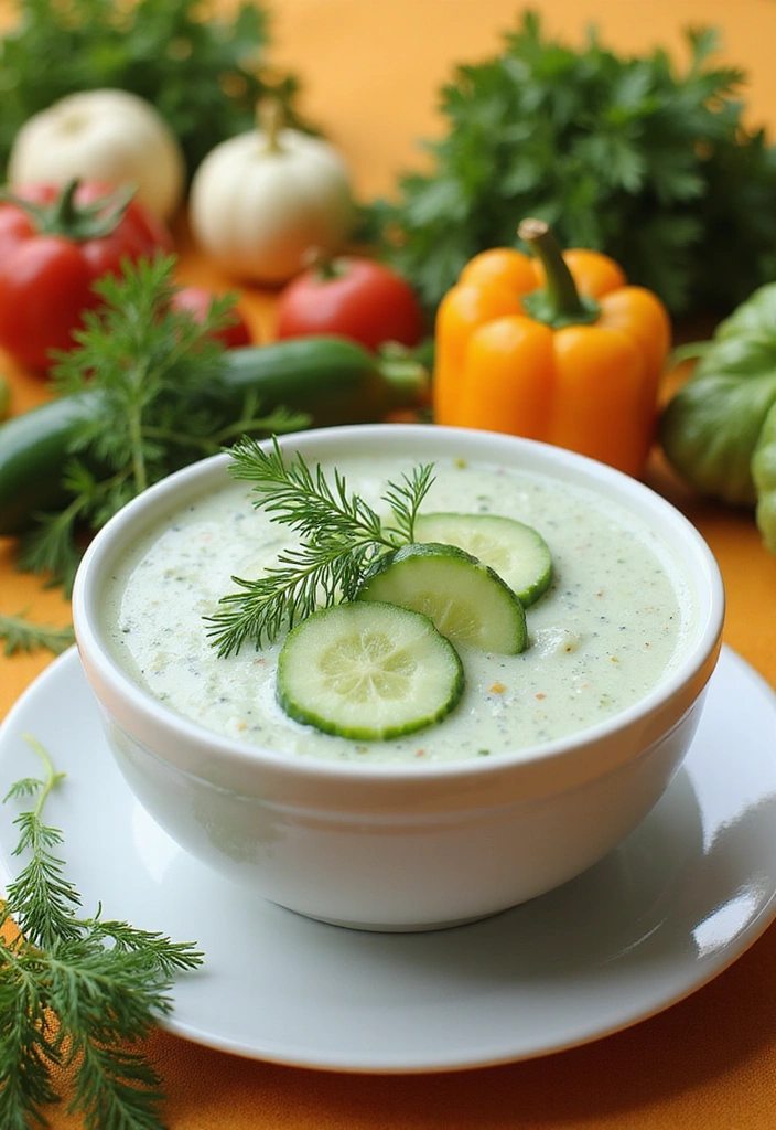 15 Insanely Easy Summer Meals That'll Keep You Cool and Refreshed! - 5. Chilled Cucumber Soup
