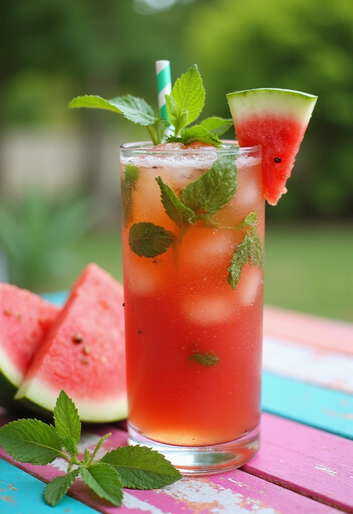15 Creative Cocktail Recipes That Will Wow Your Guests (And They're So Easy!) - 8. Watermelon Mojito