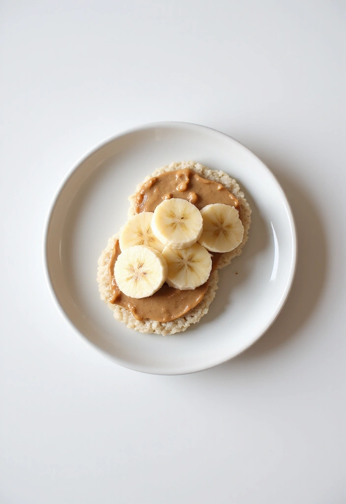 14 Guilt-Free Healthy Snacks That Are Too Good to Be True (And #6 Is a Must-Try!) - 7. Rice Cake with Nut Butter
