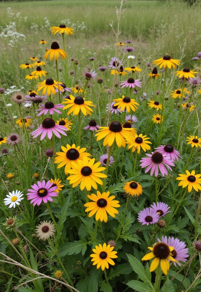 10 Colorful Flower Garden Ideas That Will Transform Your Yard Into Paradise! - 3. Wildflower Wonderland