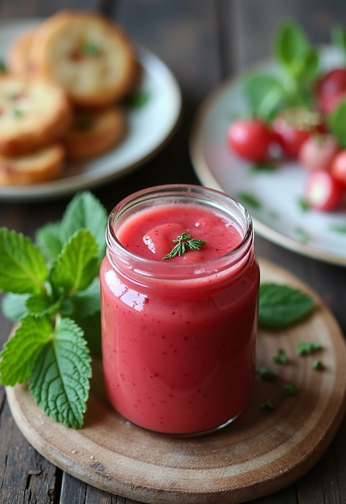 8 Tangy Rhubarb Sauce Recipes That’ll Elevate Any Dish (You Need #5!) - 7. Rhubarb Mint Sauce